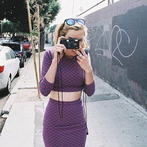 NWT American apparel jacquard skirt